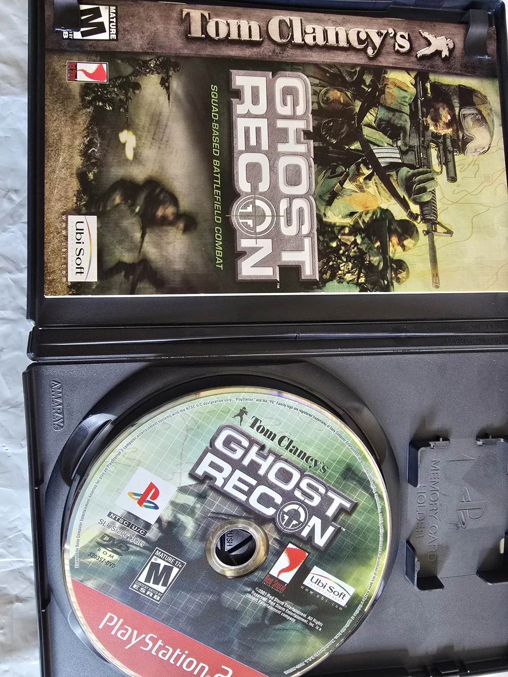 Tom Clancy's Ghost Recon (PlayStation 2) - Like New Absolutely No Scratches